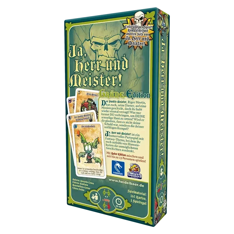 Ja, Herr und Meister Grün Boxfront