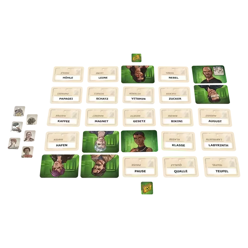 Codenames Duett Spielaufbau