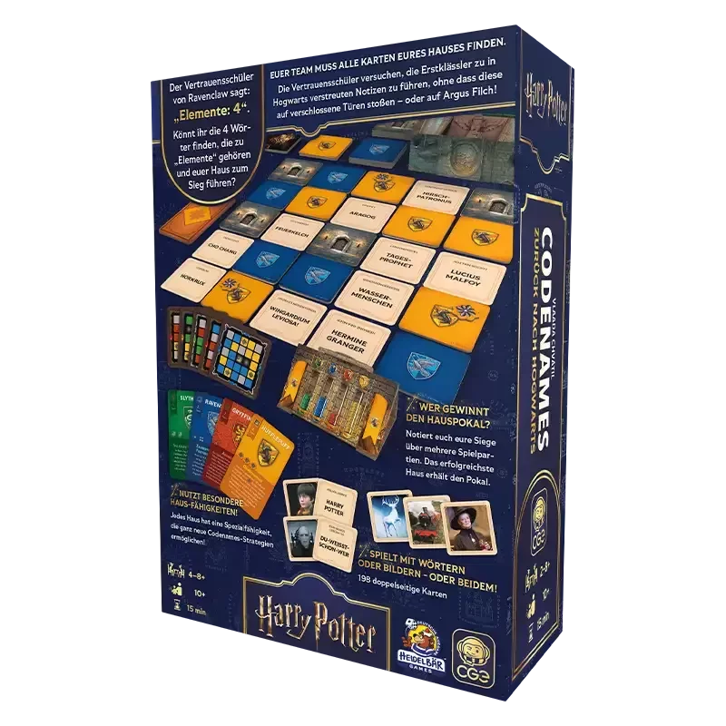 Back to Hogwarts Spielebox Rückseite