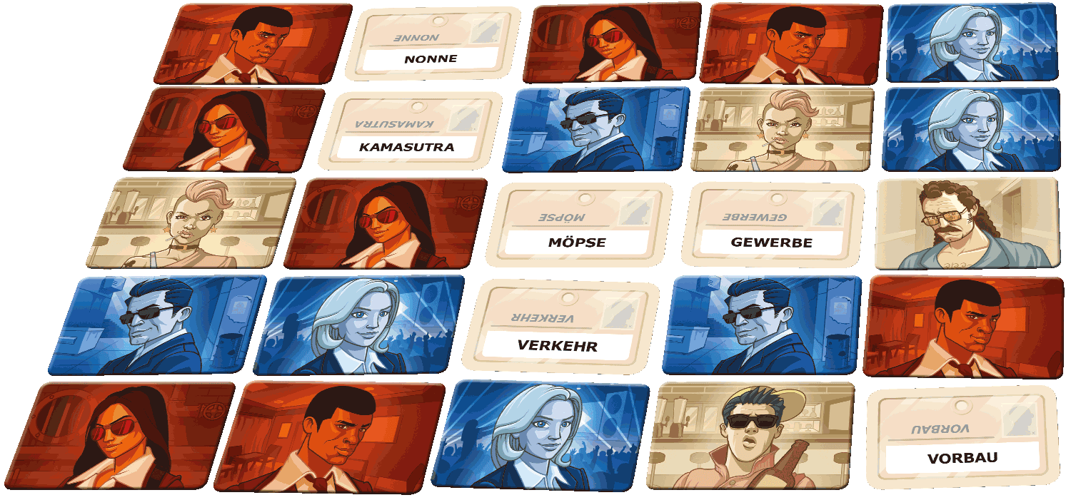 Codenames Undercover Spielkarten