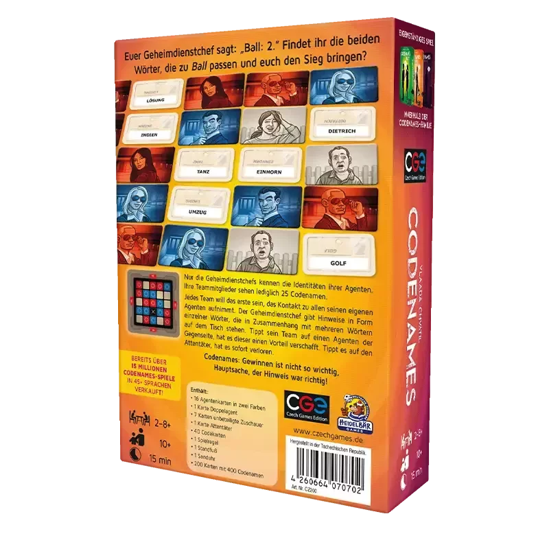 Codenames Boxenrückseite
