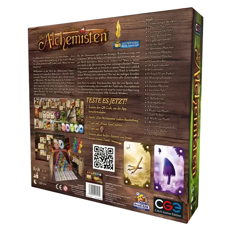 Die kleinen Alchemisten Boxrückseite