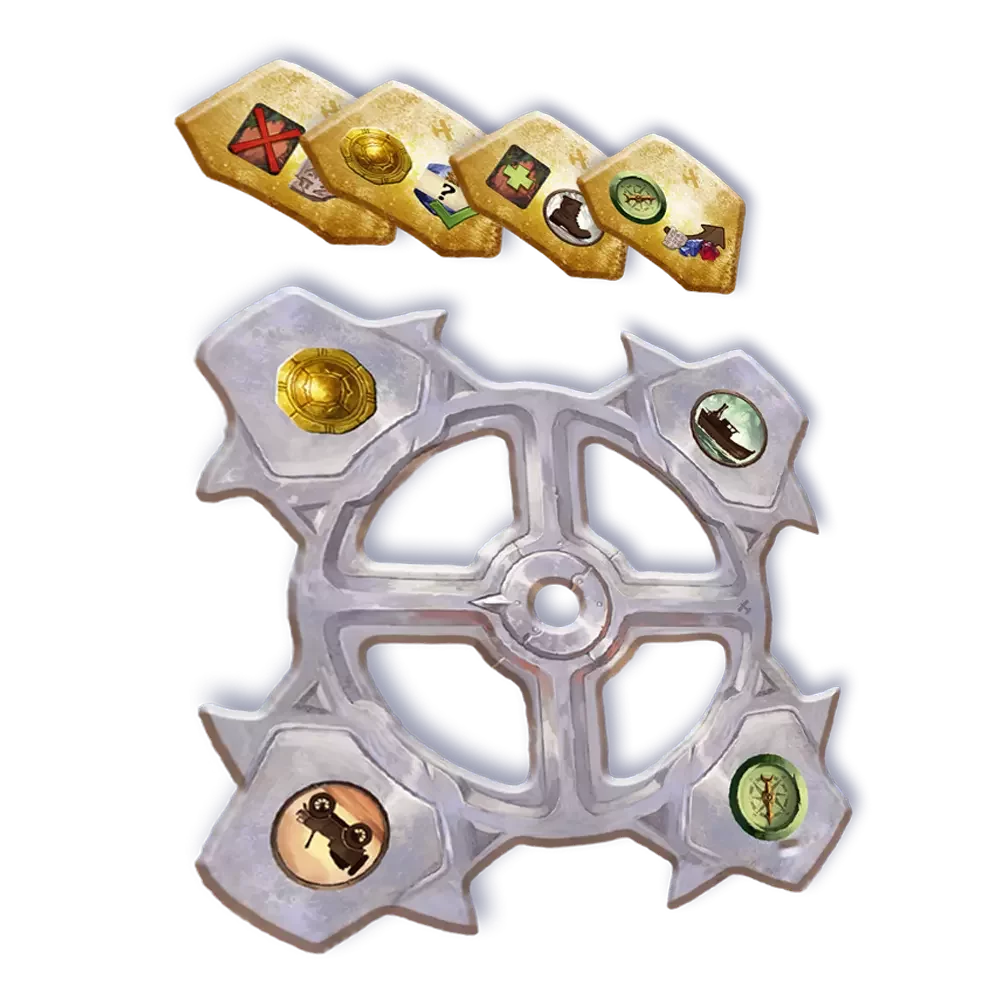 Arnak Verschollene Expedition Spielematerial