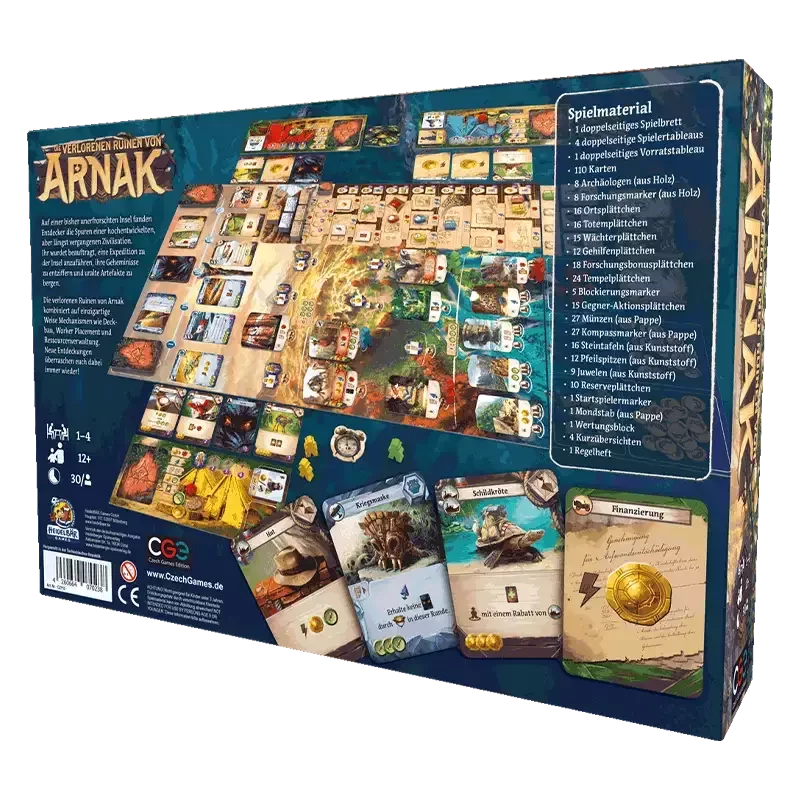 Arnak Boxenrückseite