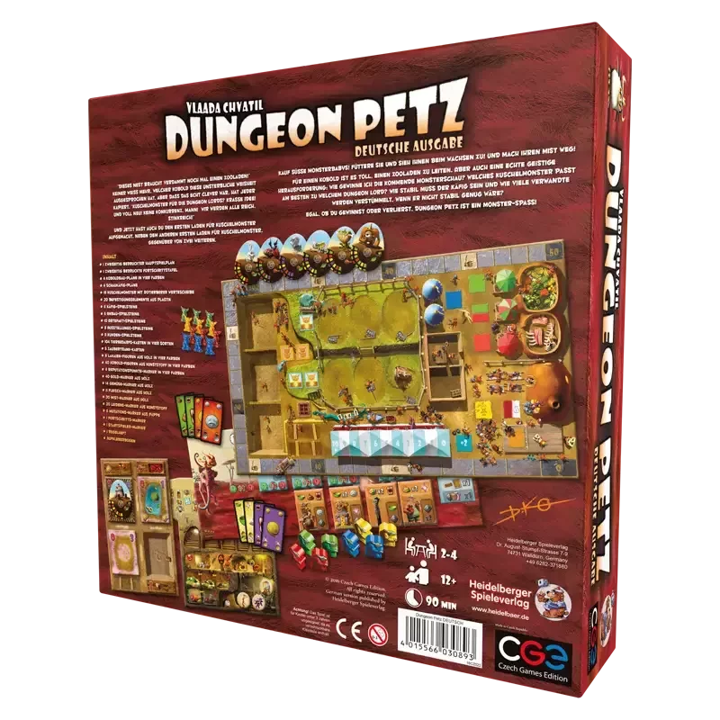 Dungeon Petz Boxrückseite