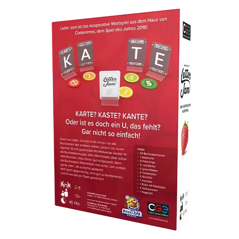 Letter Jam Boxrückseite