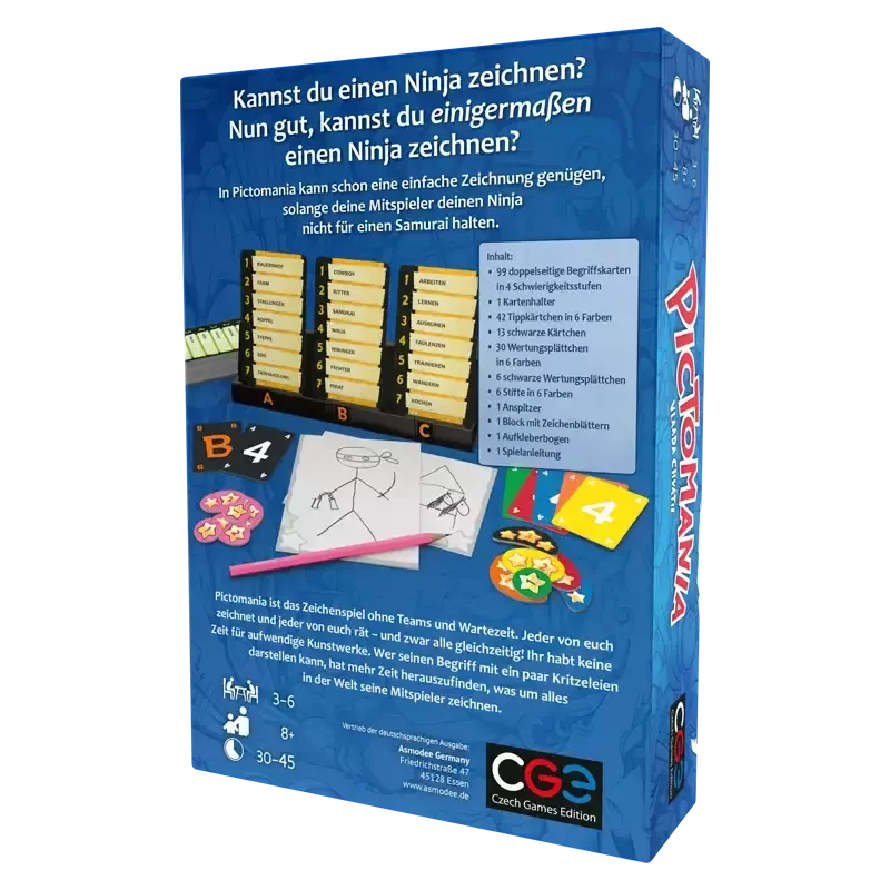 Pictomania Boxrückseite