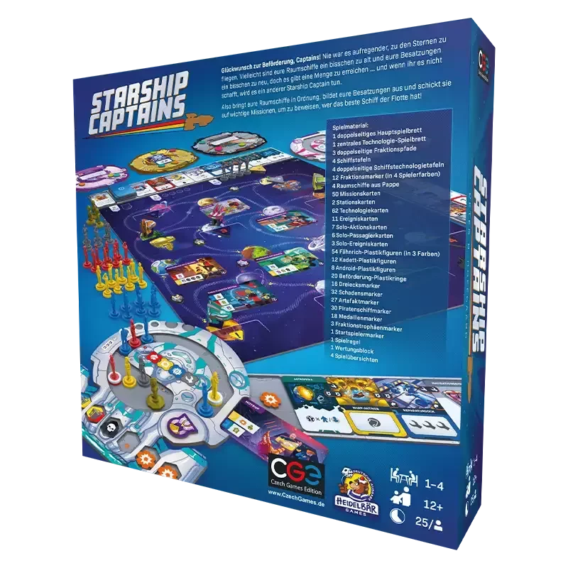 Starship Captains Boxrückseite