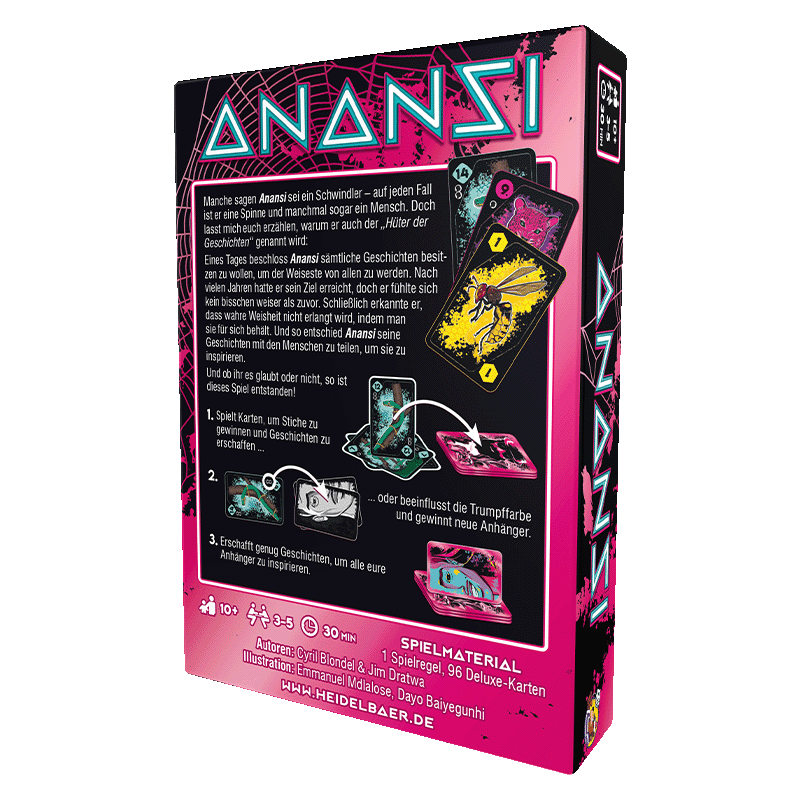Anansi Boxenrückseite