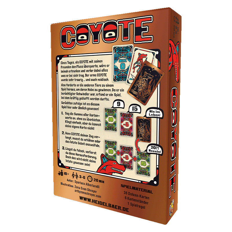 Coyote Boxenrückseite