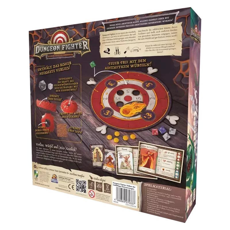 Dungeon Fighter: Der Vulkan der vielfältigen Verbrennungen Boxrückseite