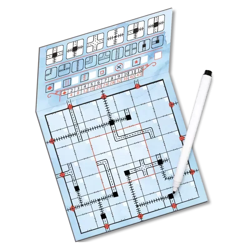 Railroad Ink: Edition Tiefblau Block
